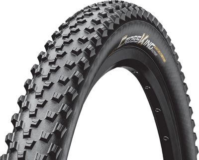 Continental Cross King Folding RaceSport MTB Tyre - Black - 27.5" (650b), Black