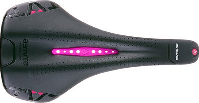 Astute Star Lite VT Saddle - Black-Purple - 135mm Wide, Black-Purple
