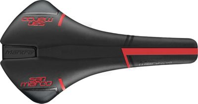 Selle Selle San Marco Mantra Full-Fit Racing - Noir - Rouge - Narrow (S1)