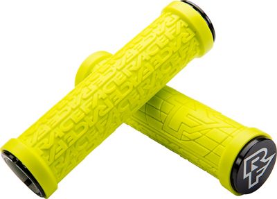 Race Face Grippler Lock-on Mountain Bike Grips - Yellow - 30mm}, Yellow