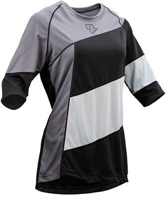 Maillot Race Face Khyber (manches 3/4, 2018)  - Noir - XS, Noir