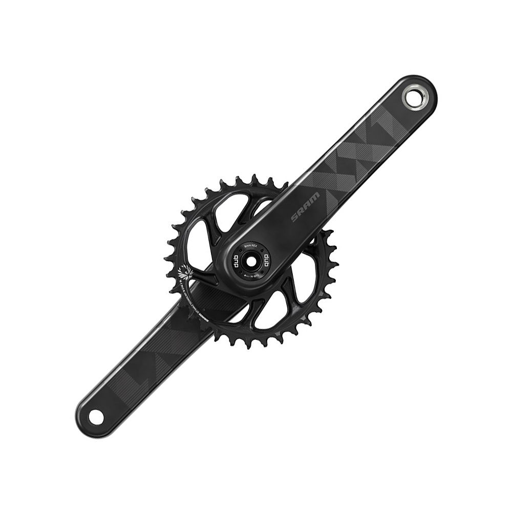 Pédalier SRAM SRAM XX1 Eagle DUB FAT4 DM - Noir, Noir
