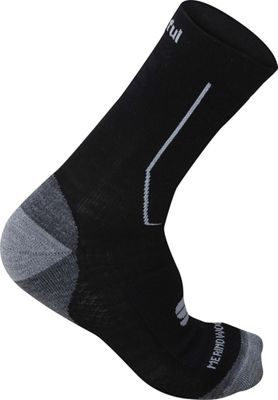 Chaussettes Sportful (laine Mérinos, 16 cm) - Noir