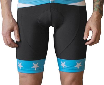 Cuissard court à bretelles Twin Six Freedom Machine - Noir/Bleu