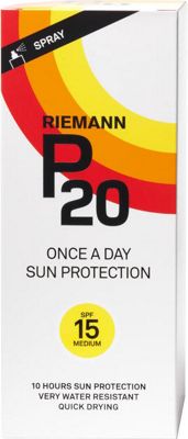 Spray de protection solaire P20 SPF15 (200 ml) - Blanc