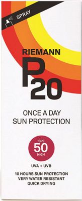Spray solaire P20 SPF 50 (100 ml) - Blanc