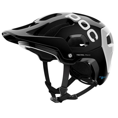 POC Tectal Race SPIN Helmet - Uranium Black-Hydrogen White - XS/S}, Uranium Black-Hydrogen White