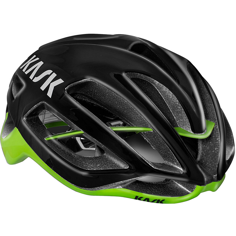 KASK Protone, Road helmet-Black/Lime-59cm - 62cm