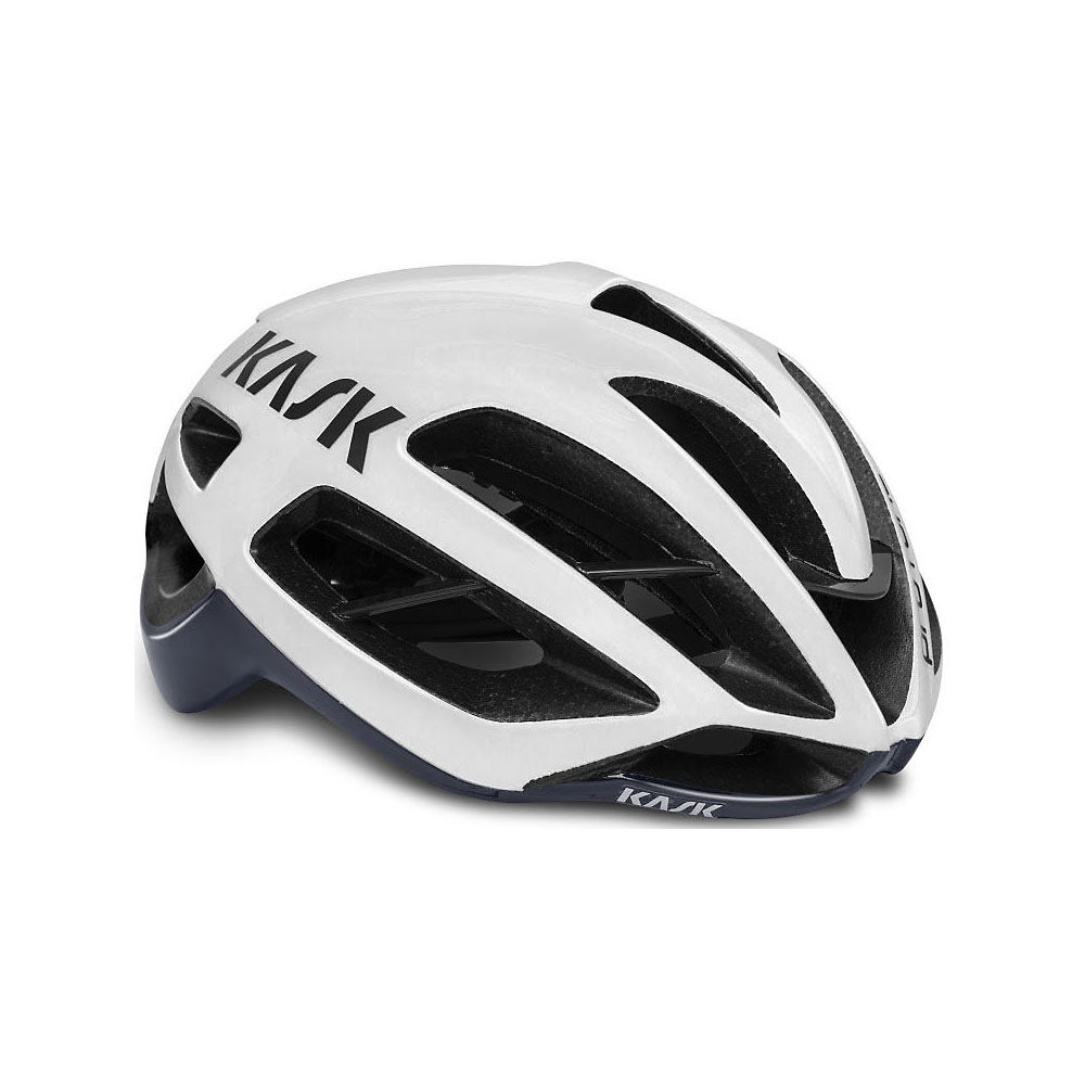 Casque de route Kask Protone - Blanc/Navy Blue