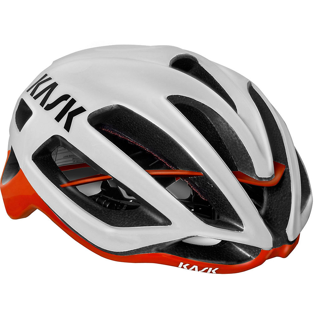 Casque de route Kask Protone - Blanc-Rouge - M