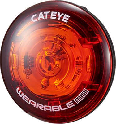 Cateye Wearable Mini Rear Bike Light - Black, Black