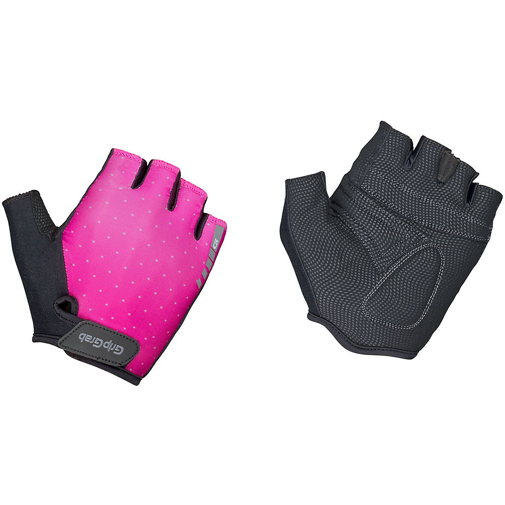 Gants courts GripGrab Rouleur Femme - Rose, Rose