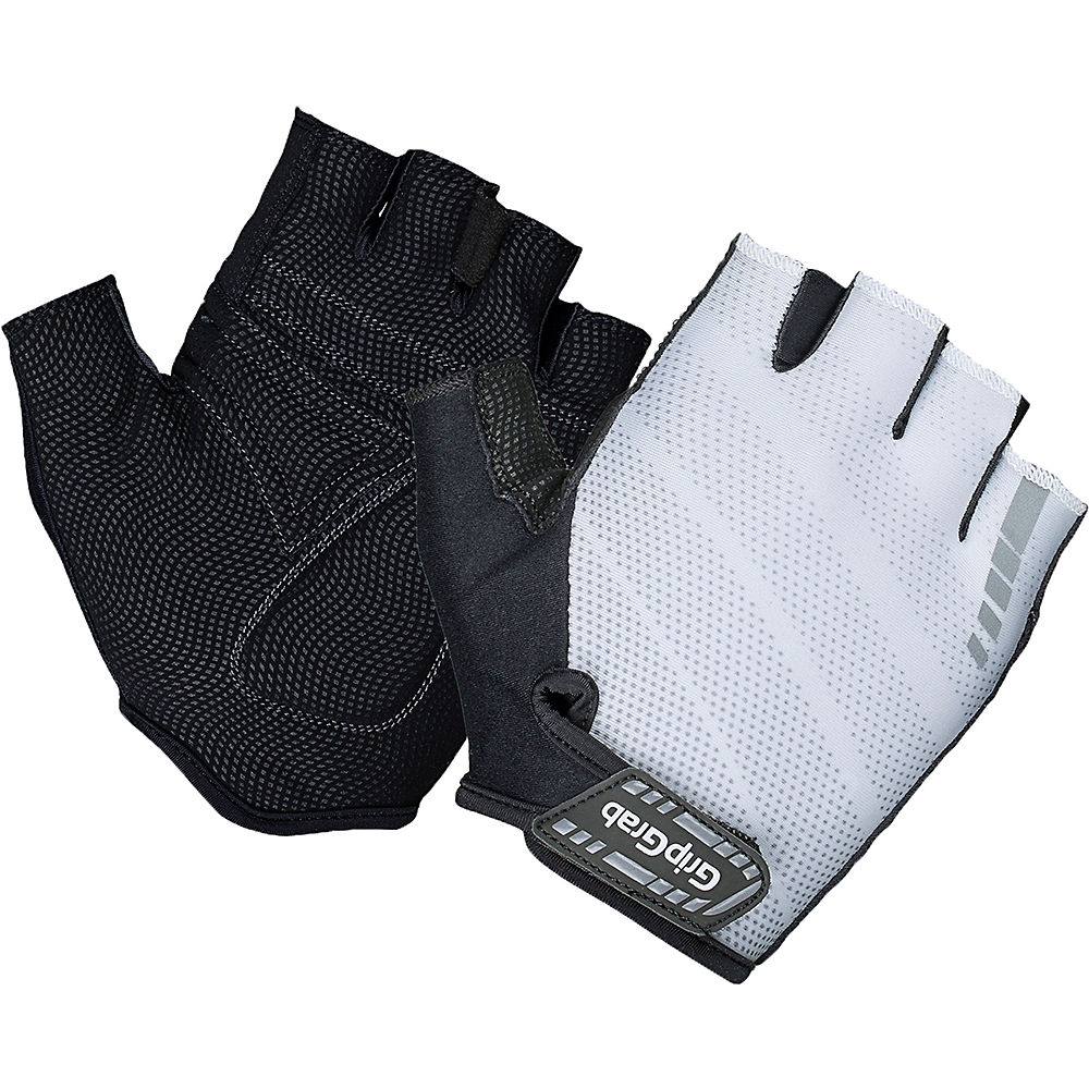 Gants courts GripGrab Rouleur - Blanc, Blanc