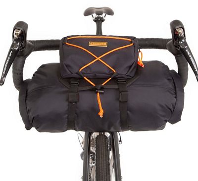 Restrap Bar Bag (Small) - 14 Litres - Black - Orange