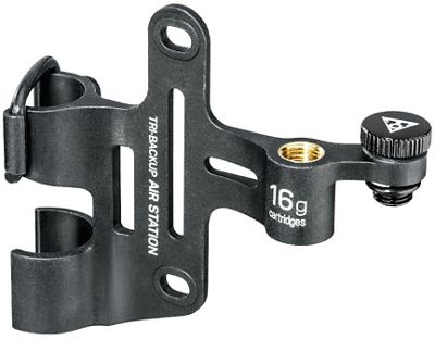 Adaptateur Topeak Tri-Backup Air Station - Noir, Noir