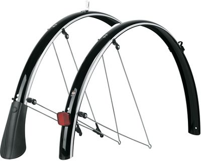 SKS Bluemels Reflective Fixed Mudguard Set - Black - 700 x 35mm}, Black