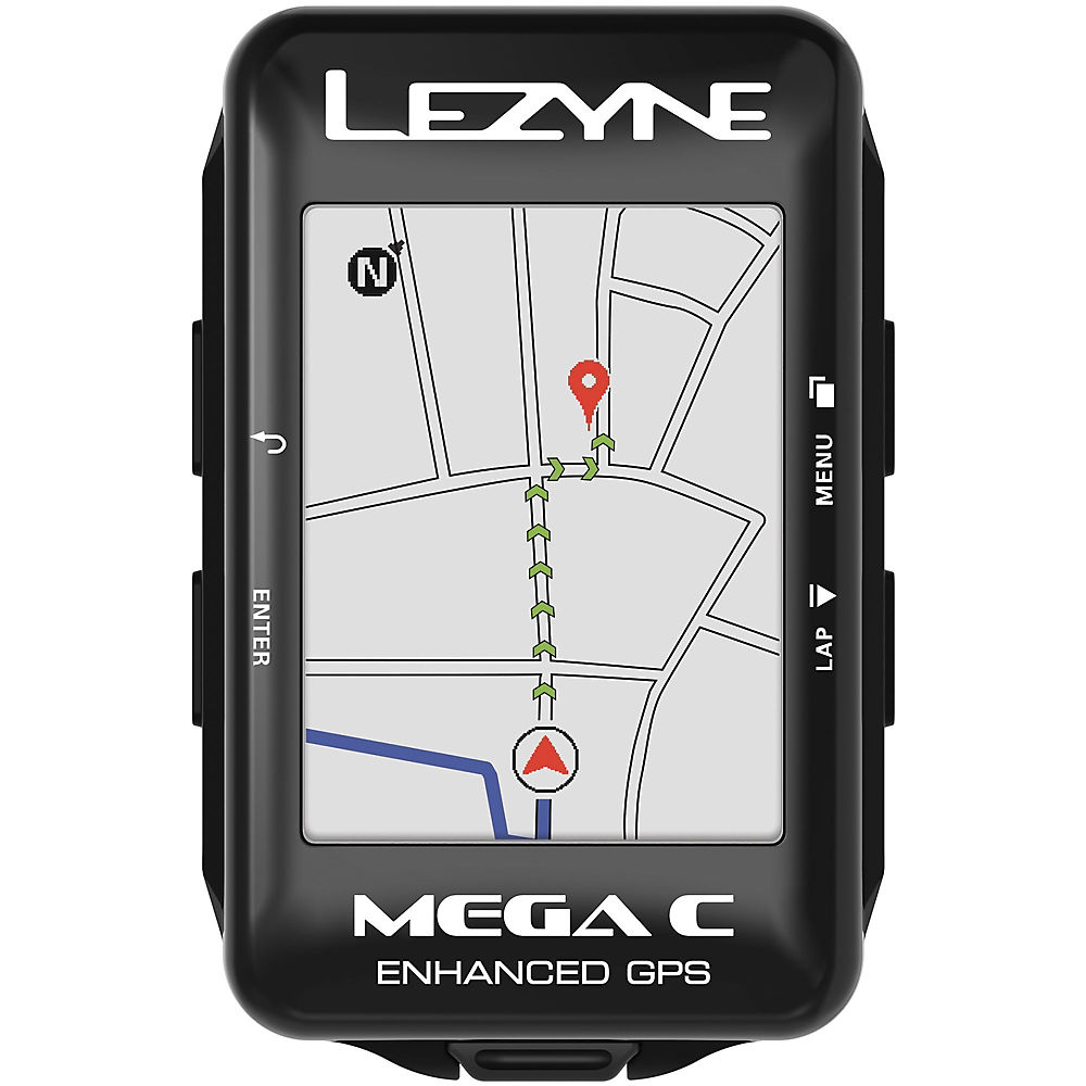 Compteur GPS Lezyne Mega C (chargé) 2018 - Noir, Noir