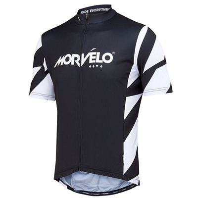 Maillot Morvelo Unity Evo - Noir - blanc - S