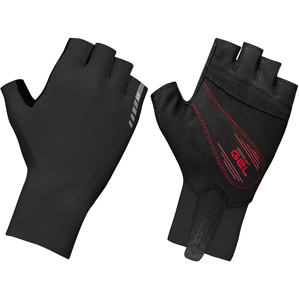 Gants courts GripGrab Aero TT - Noir/Noir - XXL, Noir/Noir