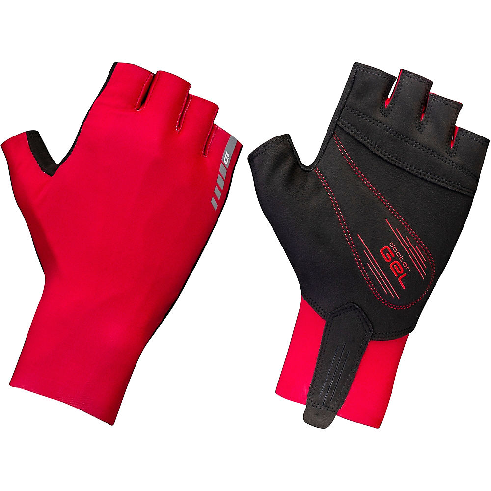 Gants courts GripGrab Aero TT - Rouge-Noir, Rouge-Noir