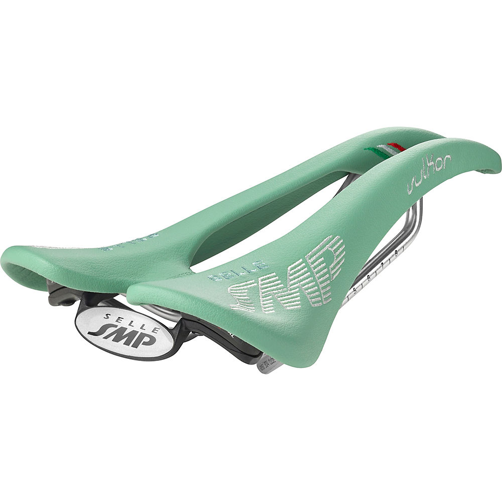 Selle Selle SMP Vulkor - Bianchi Green - 136mm Wide, Bianchi Green
