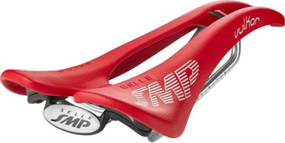 Selle SMP Vulkor Bike Saddle - Red - 136mm Wide, Red