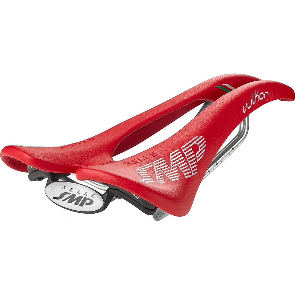 Selle Selle SMP Vulkor - Rouge - 136mm Wide, Rouge