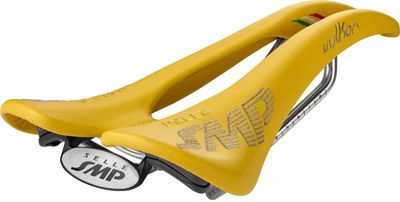 Selle SMP Vulkor Bike Saddle - Yellow - 136mm Wide, Yellow