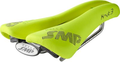 Selle SMP KRT3 Racing Road Bike Saddle - Fluo Yellow - 132mm Wide, Fluo Yellow