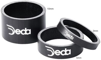 Deda Elementi Carbon Headset Spacers (10 Pack) - 3mm 1"1/8, Carbon