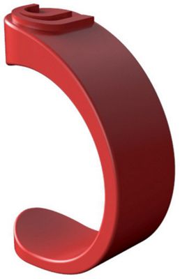Clip en D Deda Elementi (pour la potence Superzero) - Rouge - 31.7mm, Rouge