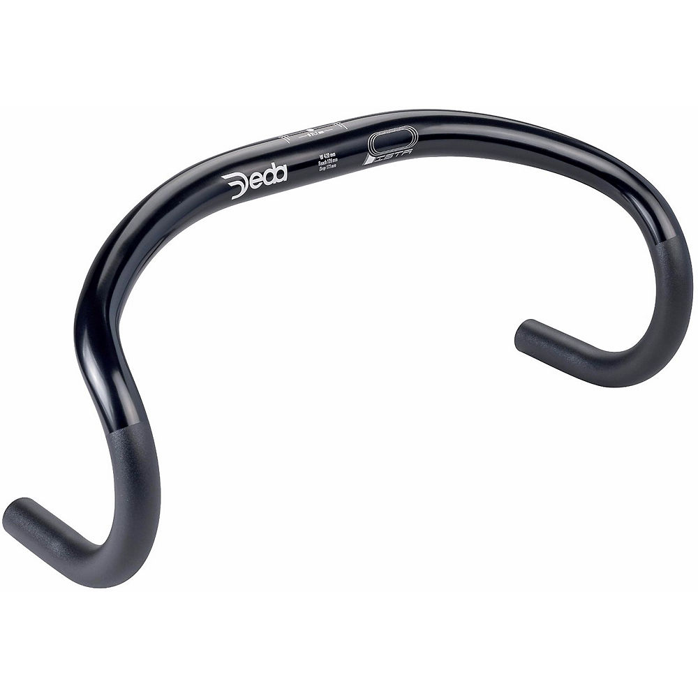 Cintre de piste Deda Elementi Pista - Noir brillant - 31.7mm, Noir brillant