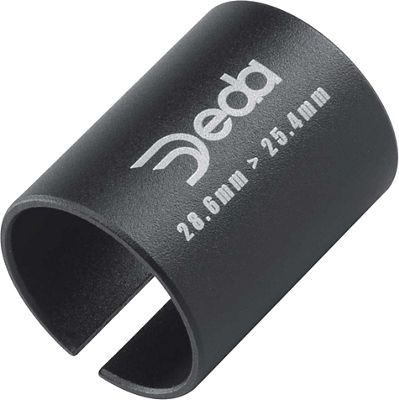 Deda Elementi Stem Clamp Sleeve Adaptor - Black - 1" to 1.1/8", Black