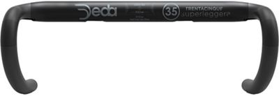 Deda Elementi Superleggera 35 Handlebar - Polished On Black - 35.0mm, Polished On Black