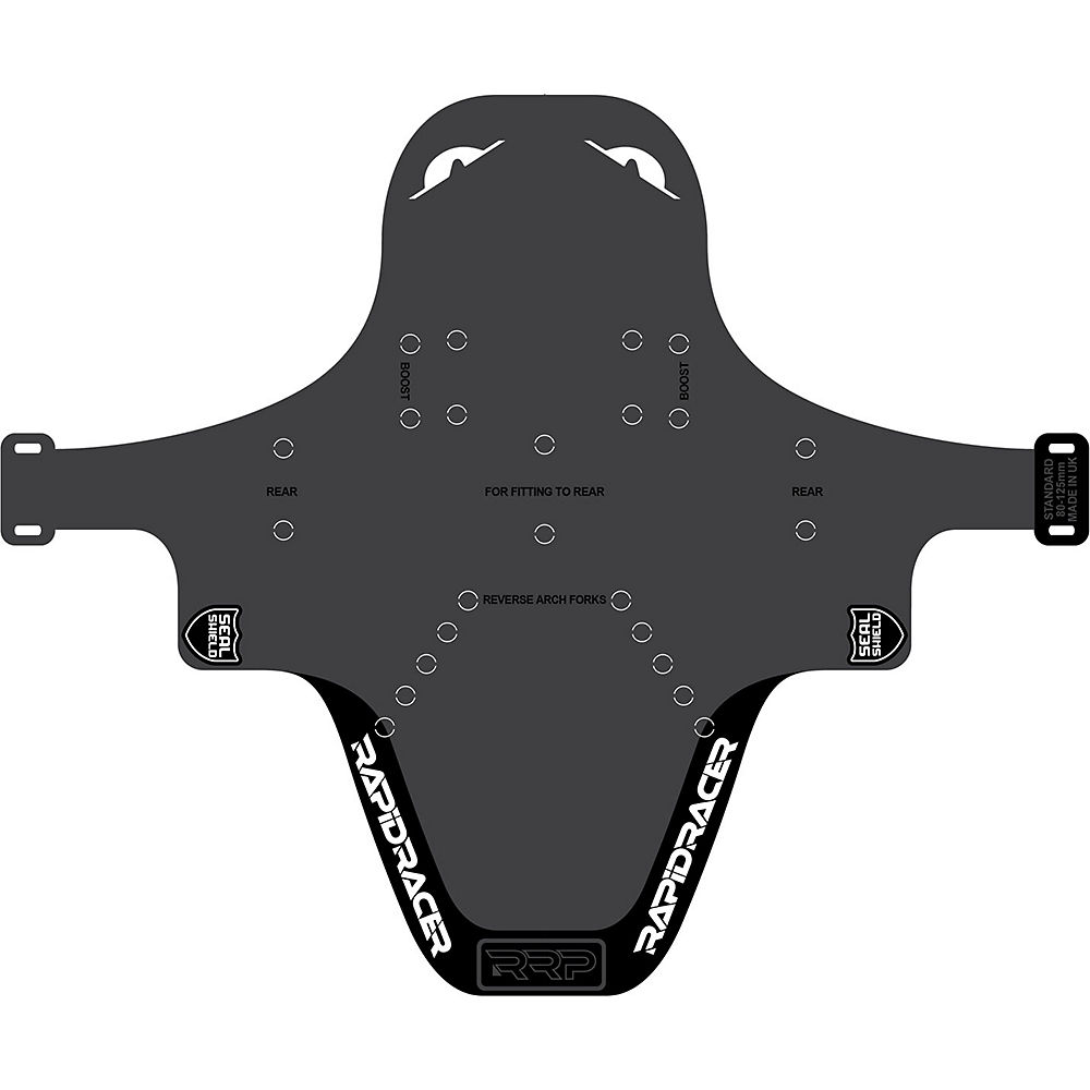 Garde-boue RapidRacerProducts Enduroguard - Noir - Blanc, Noir - Blanc