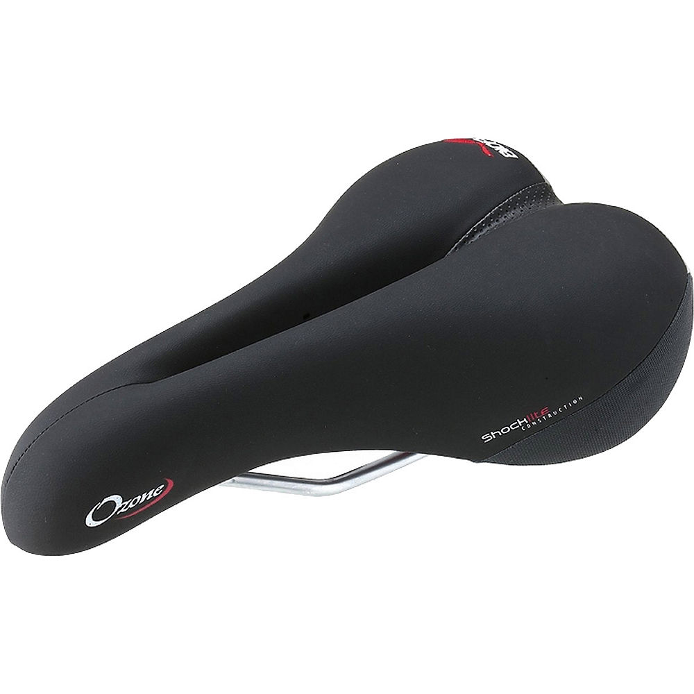 Bioflex Ozone Bike Saddle - Black - 166mm Wide}, Black