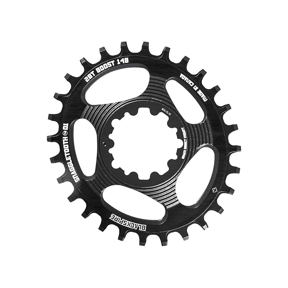 Blackspire SnaggletoothDM SRAM Oval Boost Chainring - Direct Mount, Black