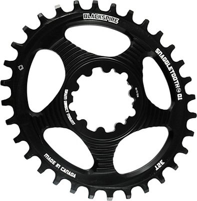 Blackspire SRAM Snaggletooth NarWide Oval Chainring - 32t, Black