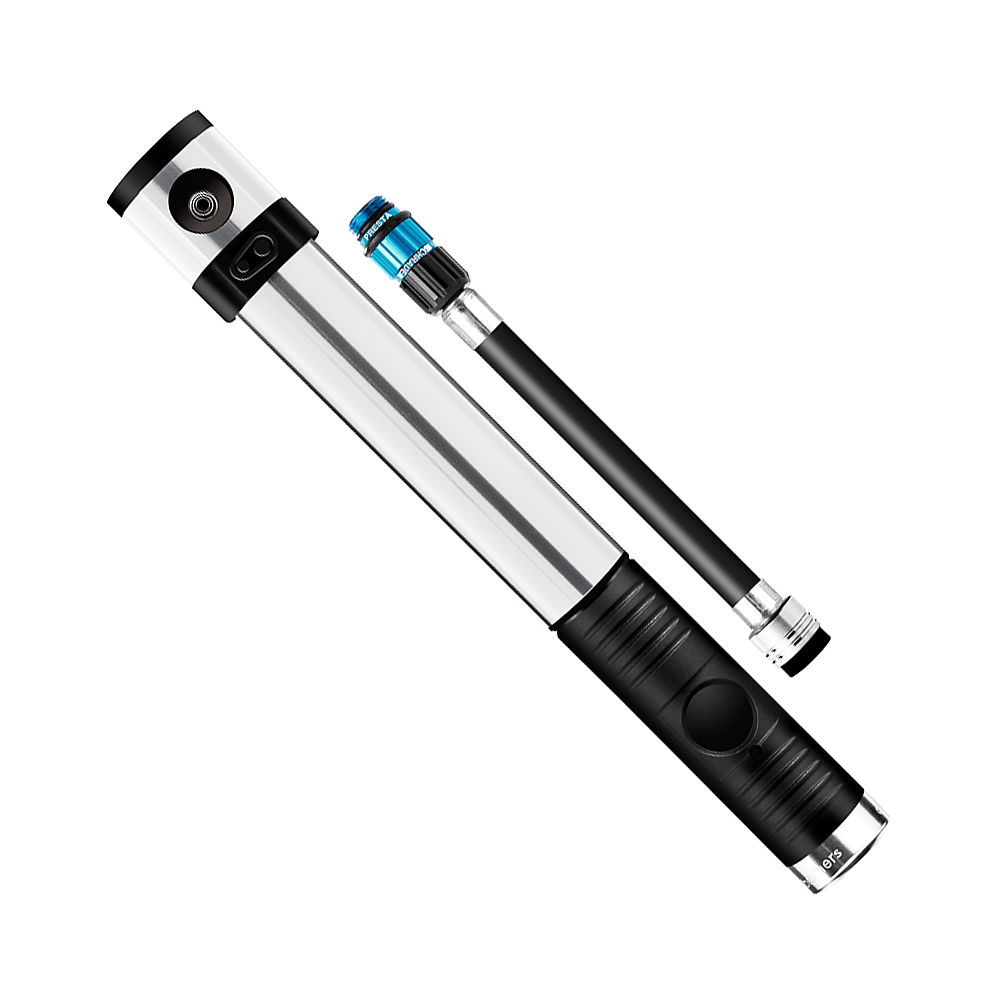 Mini-pompe Crank Brothers Klic HV - Argent