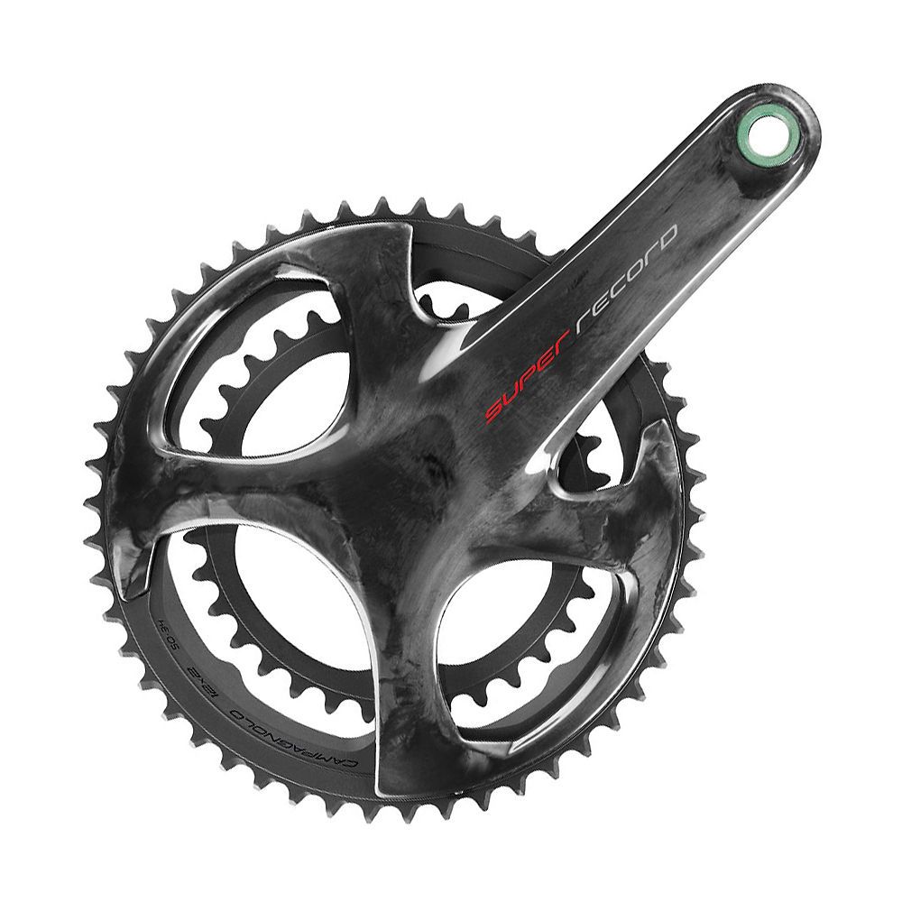 Pédalier Campagnolo Super Record UltraTorque (12 vitesses) - Carbone - 53.39t, Carbone