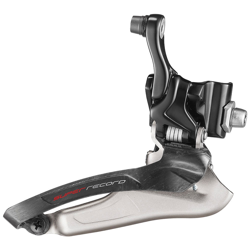 Campagnolo Super Record 2x12 Speed Front Derailleur - Carbon - Braze-on, Carbon