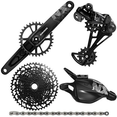 SRAM NX Eagle 12 Speed Boost MTB Groupset - Black - 11-50t, Black