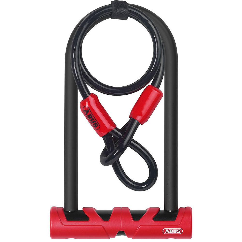 Antivol en U Abus Ultimate (230 mm, avec câble) - Noir - Rouge