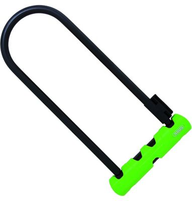 Abus Ultra 410 Bike D Lock (300mm) - Black-Green, Black-Green