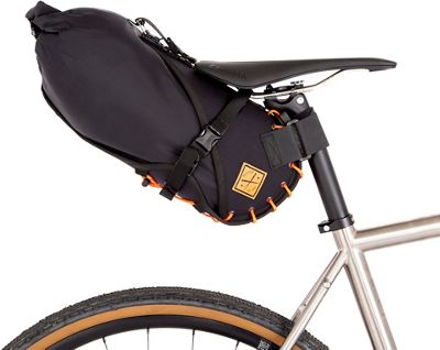 Restrap Saddle Bag Holster & Dry Bag - Black - Orange - 14L}, Black - Orange