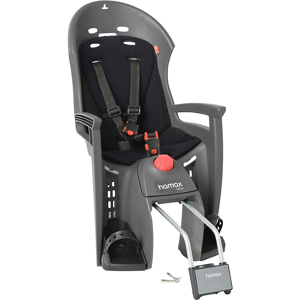 Siège-enfant Hamax Siesta (à fixer sur l'arrière du vélo) - Grey-Light Grey, Grey-Light Grey