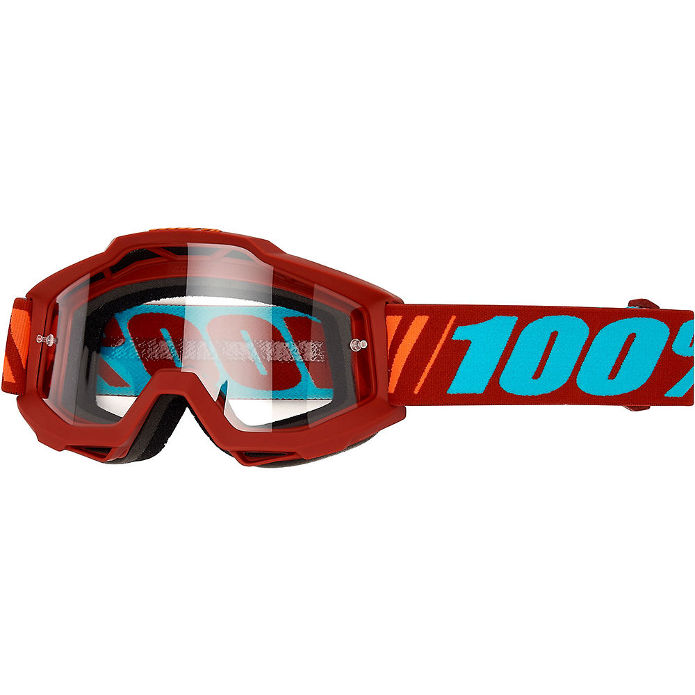 Image of 100% Accuri Goggles - Clear Lens - Red 5, Red 5