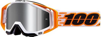 100% Racecraft Plus Goggles Mirror Lens AW18 - Illumina - Injected Silver Flash Mirror Lens, Illumina - Injected Silver Flash Mirror Lens
