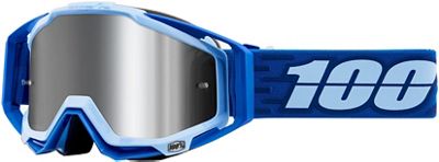 100% Racecraft Plus Goggles Mirror Lens AW18 - Rodion - Injected Silver Flash Mirror Lens, Rodion - Injected Silver Flash Mirror Lens