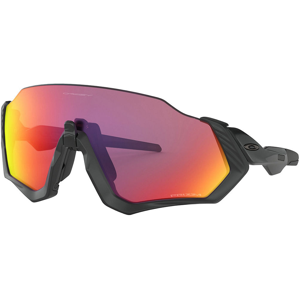 Lunettes de soleil Oakley Flight Jacket Prizm (route) - Noir poli
